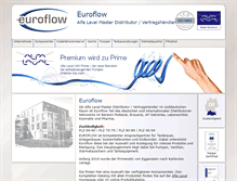 Tablet Screenshot of euroflow.de